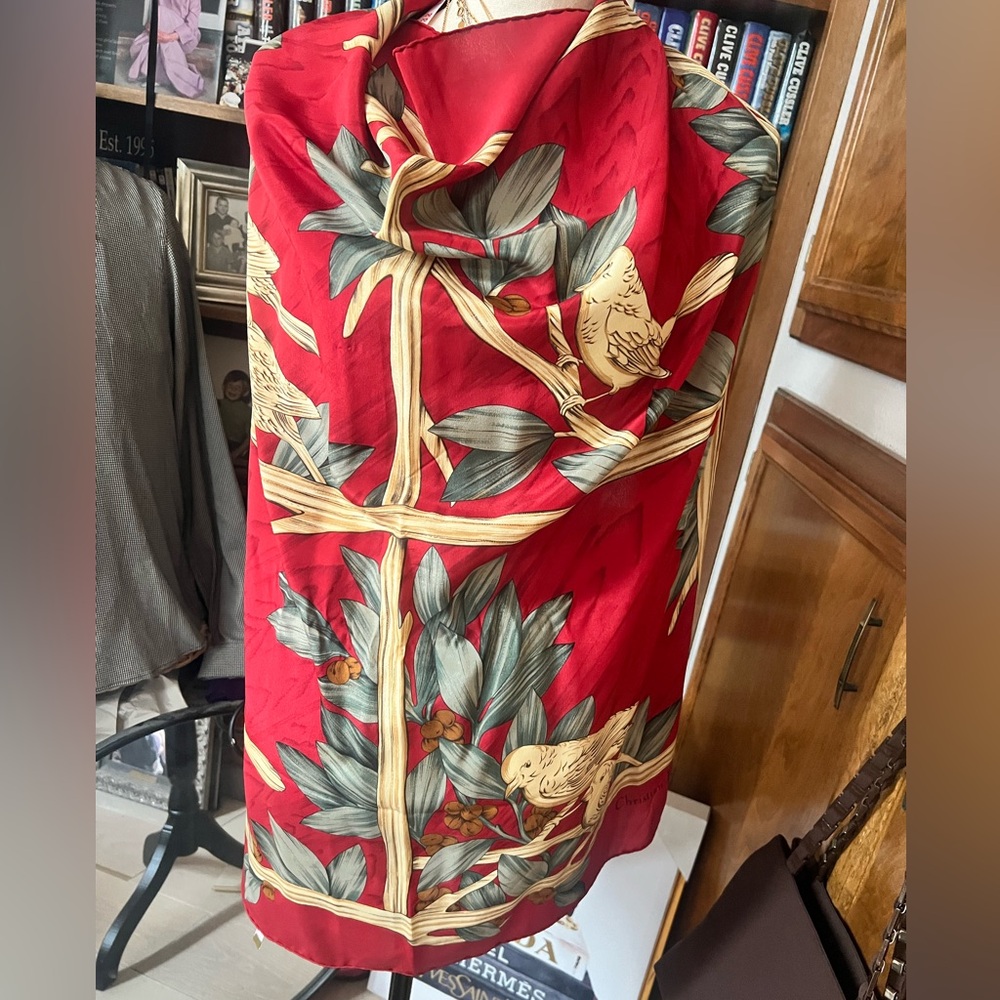 Christian Dior Vintage Silk Scarf - Picture 6 of 7